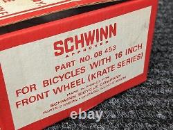 Vintage NOS Schwinn Krate Stingray Bike Speedometer 16 inch Bicycle Accessory