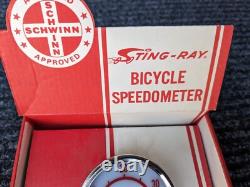 Vintage NOS Schwinn Stingray Bike Speedometer 20 inch Bicycle Accessory
