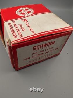 Vintage NOS Schwinn Stingray Bike Speedometer 20 inch Bicycle Accessory