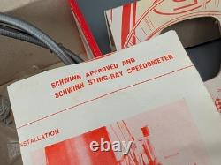 Vintage NOS Schwinn Stingray Bike Speedometer 20 inch Bicycle Accessory