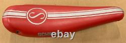 Vintage NOS Schwinn Stingray Junior Red Silver Stripe Banana Seat-70's