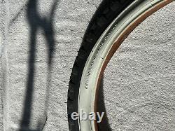 Vintage Nos American Made Schwinn Stingray Krate White Wall Knobby Rear Tire