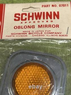 Vintage Nos Schwinn # 07 011 In Original Package Oblong Mirror