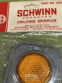 Vintage Nos Schwinn # 07 011 In Original Package Oblong Mirror