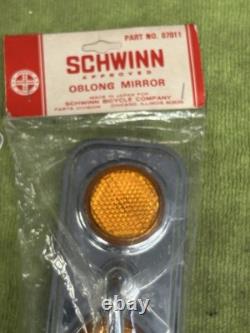 Vintage Nos Schwinn # 07 011 In Original Package Oblong Mirror