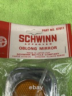 Vintage Nos Schwinn Oblong Mirror # 07 011 In Original Package
