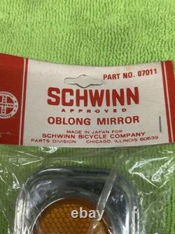 Vintage Nos Schwinn Oblong Mirror # 07 011 In Original Package