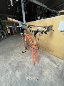 Vintage Orange Schwinn Cruiser Low Rider Bike