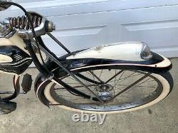 Vintage Original 1948 Circa Schwinn Excelsior B6 Autocycle 26 Tank Bike Cruiser