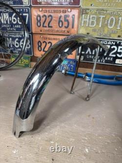 Vintage Original 1968 Schwinn Stingray Krate Rear Fender withChrome Support Rods