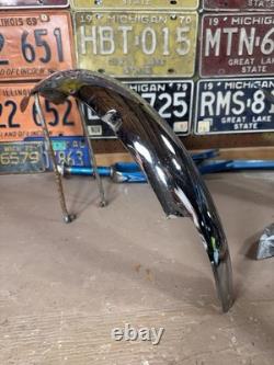 Vintage Original 1968 Schwinn Stingray Krate Rear Fender withChrome Support Rods