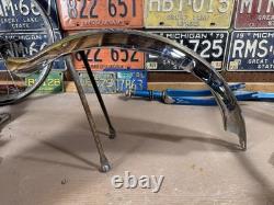 Vintage Original 1968 Schwinn Stingray Krate Rear Fender withChrome Support Rods