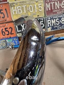 Vintage Original 1968 Schwinn Stingray Krate Rear Fender withChrome Support Rods