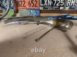 Vintage Original 1968 Schwinn Stingray Krate Rear Fender withChrome Support Rods