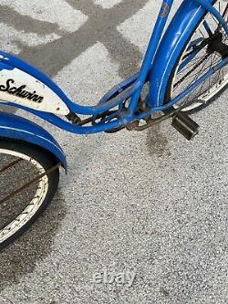 Vintage Original Chicago Schwinn Spitfire Tank Bike 26 Womens Cruiser Bicycle
