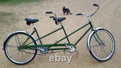 Vintage Original Chicago Schwinn Twinn Tandem Cruiser Bicycle Bendix Messenger