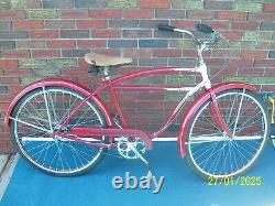 Vintage Original Paint 26 1955 Schwinn Flying Star Bicycle. 2 Speed Bendix