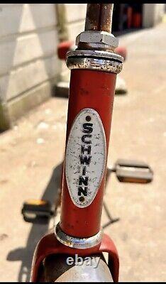 Vintage Original SCHWINN BANTAM Bendix 76 Convertible 20 Bicycle for Restoring