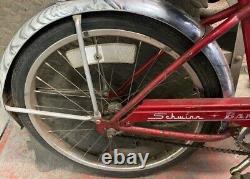 Vintage Original SCHWINN BANTAM Bendix 76 Convertible 20 Bicycle for Restoring
