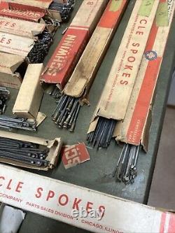 Vintage/ Original Schwinn Bicycle Spokes & Nipples Lot -NOS