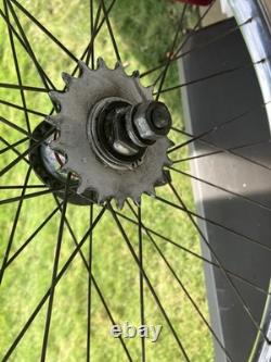Vintage Original Schwinn Chrome Rim Wheels & Tires 26 1 3/4 S-7