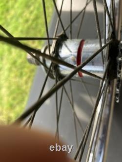 Vintage Original Schwinn Chrome Rim Wheels & Tires 26 1 3/4 S-7