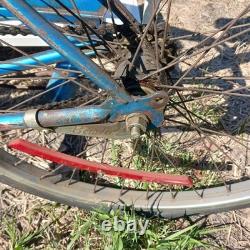 Vintage Original Schwinn Hornet Bicycle 1958 2 Toned Blue Springer Front Deco