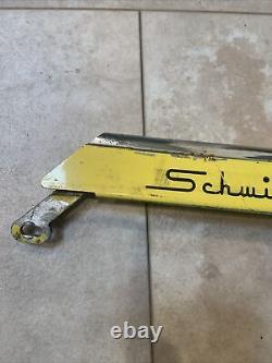 Vintage, Original, Schwinn Stingray Fastback 5 Speed Bicycle Chainguard Yellow