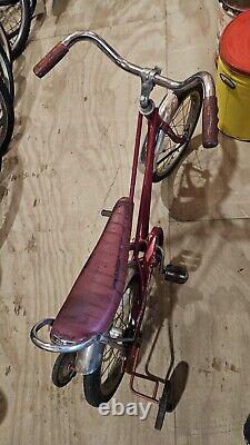 Vintage Original Schwinn Stingray Pixie 1978 Bicycle Withtraining wheels Huffy AMF