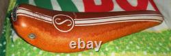 Vintage Original Schwinn Sunset Orange Krate Bicycle Banana Seat 18 Long