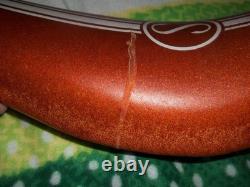 Vintage Original Schwinn Sunset Orange Krate Bicycle Banana Seat 18 Long