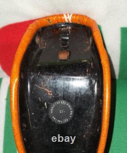 Vintage Original Schwinn Sunset Orange Krate Bicycle Banana Seat 18 Long