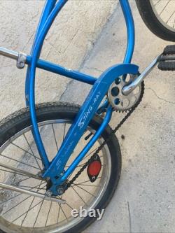Vintage Original Sky Blue 1968 Schwinn Fenderless Stingray Bicycle #BD36199