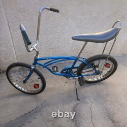 Vintage Original Sky Blue 1968 Schwinn Fenderless Stingray Bicycle #BD36199
