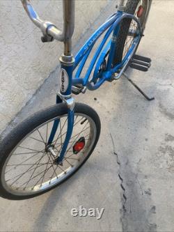 Vintage Original Sky Blue 1968 Schwinn Fenderless Stingray Bicycle #BD36199