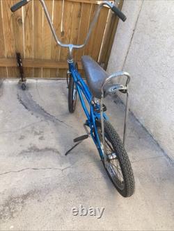 Vintage Original Sky Blue 1968 Schwinn Fenderless Stingray Bicycle #BD36199