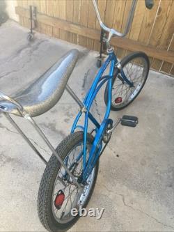 Vintage Original Sky Blue 1968 Schwinn Fenderless Stingray Bicycle #BD36199