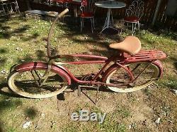 Vintage PREWAR WESTERN FLYER mens 26 inch bicycle