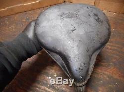 Vintage Persons Bicycle Motorcycle Seat Maybe Whizzer Or Schwinn
