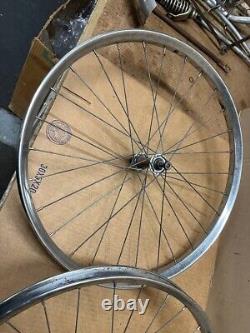 Vintage Postwar 24 Bicycle Drop Center Wheel Set Schwinn Shelby Monark Higgins