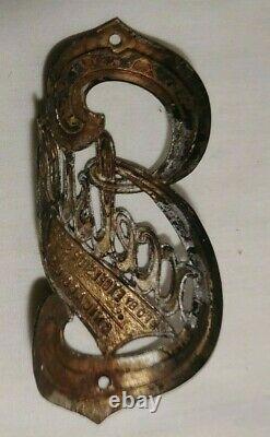 Vintage Pre 1912 Excelsior pre war bicycle motorcycle HEAD BADGE Antique Schwinn