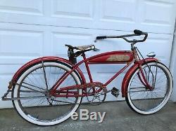 Vintage Prewar 1936 Bf Goodrich Streamline 26 Bicycle / Schwinn