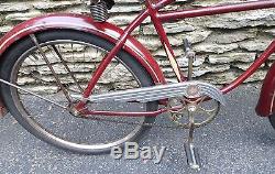 Vintage Prewar 1938 Schwinn Admiral 26 Men's Bicycle