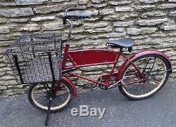 Vintage Prewar 1939 Schwinn Cycle Truck Bicycle