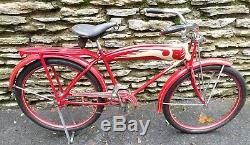 Vintage Prewar 1939 Schwinn World DX 26 Balloon Tire Men's Bicycle