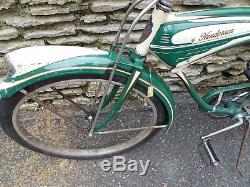 Vintage Prewar 1941 Schwinn Autocycle Men's Balloon Tire Tank Bicycle