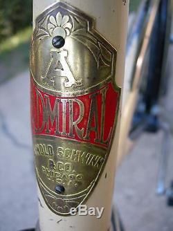 Vintage Prewar Schwinn Admiral Men's Balloon 26 Tire Skiptooth Bicycle