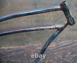 Vintage Prewar Schwinn DX Bike FRAME Fat Tire Klunker Cruiser Bicycle 26 Wheels