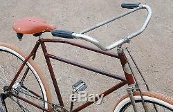 Vintage Prewar Schwinn Tall Frame Ranger Bicycle 28 Cruiser Motor Bike Wheels