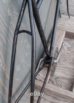 Vintage Prewar Simmons ArchBar Bicycle Truss FRAME FORK + Wood Wheel 28 BikeTOC